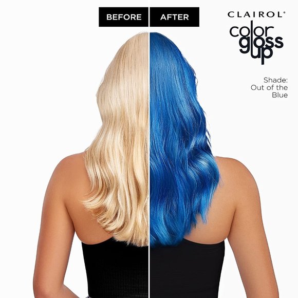 5X NEW Clairol Color Gloss Up Semi Permanent Hair Color, Out of the Blue - Picture 5 of 5